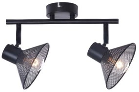 Φωτιστικό Τοίxου - Απλίκα Paloma TNK2832SB 2xΕ14 32x13x19cm Black Aca Metal