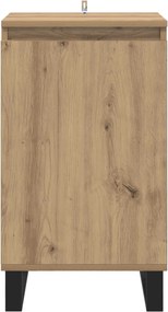 vidaXL Πλαϊνό γραφείο Artisan Oak 40 x 35 x 70 εκ. Επεξεργασμένο ξύλο