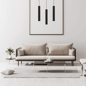 Κρεμαστό Φωτιστικό Hudson 3xGU10 Μαύρο