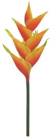 Διακοσμητικό Κλαδί-Λουλούδι 3-85-084-0164 92cm Orange-Yellow Inart Πλαστικό