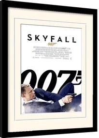 Κορνιζαρισμένη αφίσα James Bond - Skyfall