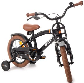 2Cool 14 Inch 24 cm Boys Coaster Brake Black