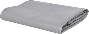 vidaXL Μουσαμάς Γκρι 1,5 x 10 μ. 650 γρ./μ.²