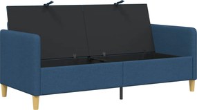 vidaXL Καναπές με Αποθήκευση Μπλε 172 x 78 x 87 εκ Πολυεστέρας