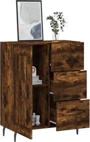 vidaXL Ντουλάπι Καπνιστή Δρυς 69,5 x 34 x 90 εκ. Επεξεργασμένο Ξύλο