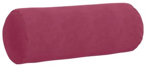 vidaXL Μαξιλάρια Στήριγμα 2 pcs Κόκκινο Ø 25 x 70 cm