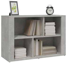 vidaXL Ντουλάπι Γκρι Σκυροδέματος 80x30x54 εκ. Επεξεργασμένο Ξύλο