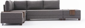 Corner Sofa-Bed Fly Corner Sofa Bed Left - Brown Brown