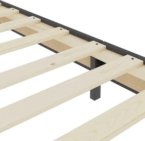 vidaXL Πλαίσιο Κρεβατιού Boxspring Γκρι 200 x 200 εκ. Υφασμάτινο