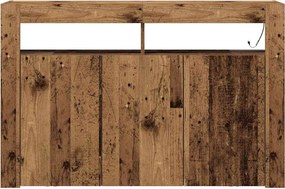 vidaXL Πλαϊνό γραφείο Παλιό ξύλο 116 x 30 x 75 εκ. Επεξεργασμένο Ξύλο