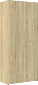 vidaXL Ντουλάπι Sonoma Δρυς 80x42,5x249 εκ. από Επεξεργασμένο Ξύλο