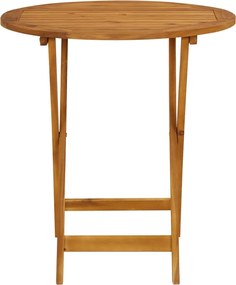 vidaXL Σετ Επίπλων Bistro 3 τεμ. Μπεζ Ρατάν/Μασίφ Ξύλο