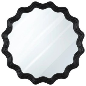 Καθρέπτης Τοίχου FL03302 Flylliana με πλαίσιο Mdf Μαύρο 80x3x80 εκ. 80x3x80 εκ.