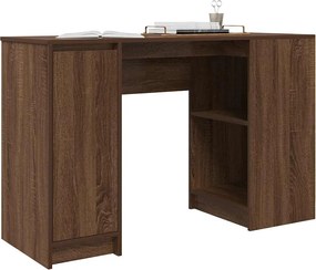 vidaXL Γραφείο Καφέ Δρυς 120x42x76 εκ. από Επεξεργασμένο Ξύλο