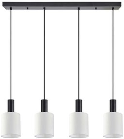 Φωτιστικό Οροφής - Ράγα Adept Tube 77-8511 85x15x300cm 4xE27 60W Black-White Homelighting