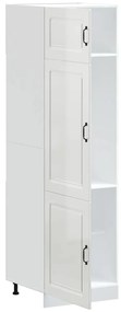 vidaXL Ντουλάπι κουζίνας "Kalmar" High Gloss White Engineered Wood