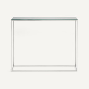 Κονσόλα με καθρέφτη από χρωμιωμένο μέταλλο, MAHAUT