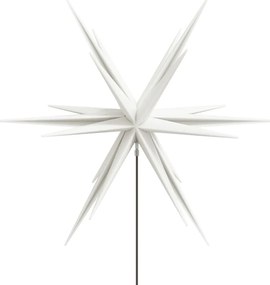 vidaXL Φωτιστικό Χριστ. με LED Αναδιπλούμενο Λευκό 57εκ Ακίδα Εδάφους