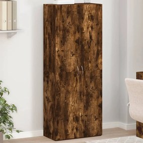 vidaXL Αρχειοθήκη Καπνιστή Δρυς 60x32x153 εκ. Επεξ. Ξύλο