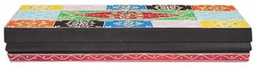 vidaXL Ράφια τοίχου 2 pcs Πολύχρωμο 40 x 20 x 6 cm Μασίφ ξύλο μάνγκο