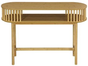 Κονσόλα Nodial pakoworld MDF/Bamboo σε φυσική απόχρωση 120x39x85εκ