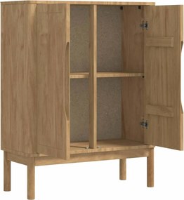 vidaXL Πλαϊνό γραφείο FLORO Κερωτό καφέ 70 x 30 x 70,5 εκ.