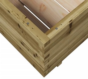 Ζαρντινιέρα Κήπου 70x70x49,5 εκ. από Εμποτισμένο Ξύλο Πεύκου 3282528