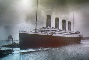 Αφίσα Titanic old photo