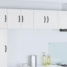 vidaXL Ντουλάπα Κουζίνας Kalmar Υψηλής γυαλάδας λευκό 60 x 31 x 40 εκ