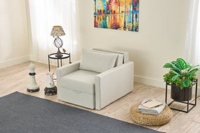 Πολυθρόνα-Κρεβάτι Κρέμα SAROS 110x86x72