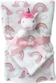 Κουβέρτα Fleece Αγκαλιάς (75x90) + Πανάκι Παρηγοριάς Viopros Σχ. 731
