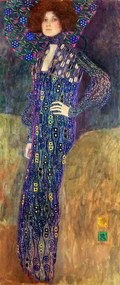 Gustav Klimt - Εκτύπωση έργου τέχνης Emilie Floege, 1902, (21.1 x 50 cm)