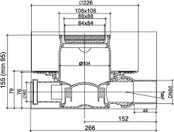 Karag Confluo Dry 2 Mask - Σιφώνι Δαπέδου 10x10