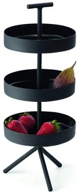 Ορντερβιέρα 3 Θέσεων Felix 238036 15x15x38cm Black Philippi Aluminium