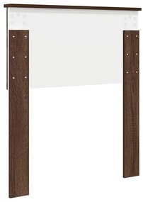 vidaXL Κεφαλάρι με κεφαλάρι Καφέ δρυς 75 cm Επεξεργασμένο ξύλο