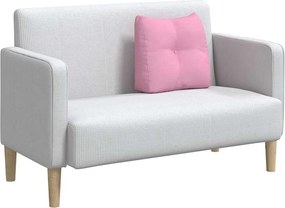 vidaXL Μαξιλάρι Πλάτης Ροζ 45 x 24 x 50 εκ ύφασμα