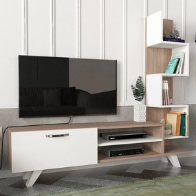 ΕΠΙΠΛΟ ΤΗΛΕΟΡΑΣΗΣ CEREN MEGAPAP ΧΡΩΜΑ ΛΕΥΚΟ - CORDOBA 149,5X31X131,6ΕΚ.