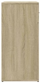 vidaXL Βοηθητικά Ντουλάπια 2 Τεμ. Sonoma Δρυς 79x38x80εκ. Επεξ. Ξύλο