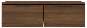 vidaXL Ντουλάπι Τοίχου Καφέ Δρυς 68 x 30 x 20 εκ. Επεξεργασμένο Ξύλο