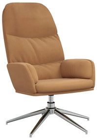 vidaXL Πολυθρόνα Relax Taupe από Συνθετικό Καστόρι