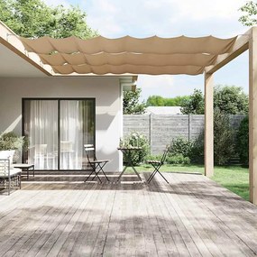 vidaXL Τέντα Κάθετη Taupe 140 x 800 εκ. από Ύφασμα Oxford