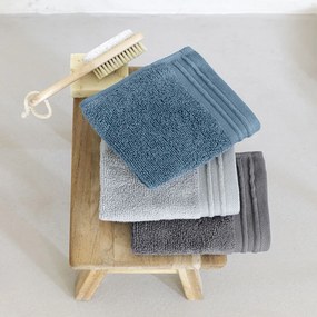 Πετσέτες Breezy Dark (Σετ 3τμχ) Dark Blue - Multi Nima Towels Set 30x30cm 100% Βαμβάκι