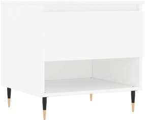 vidaXL Τραπεζάκια Σαλονιού 2 τεμ. Λευκά 50x46x50 εκ Επεξεργασμένο Ξύλο