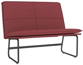 vidaXL Πάγκος Μπορντό 100x75x76 εκ. από Συνθετικό Δέρμα
