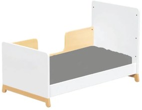 Casababy Palmer White Βρεφικό Κρεβάτι Μετατρεπόμενο Σε Προεφηβικό