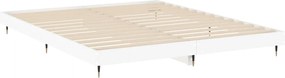 vidaXL Πλαίσιο Κρεβατιού Λευκό 140 x 200 εκ. Επεξεργ. Ξύλο