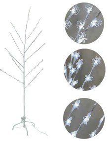 Χριστουγεννιάτικο Φωτιζόμενο Δέντρο Διακοσμητικό με 66 LED Ψυχρό Χρώμα 1.5m - Christmas decorative tree white light-082337-191333