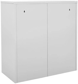 vidaXL Φοριαμοί 2 τεμ. Ανοιχτό Γκρι/Μπλε 90 x 45 x 92,5 εκ. Ατσάλινοι