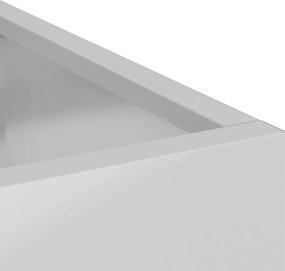 vidaXL Γλάστρα Κήπου Επικαλυμμένος Χάλυβας 50 x 32 x 40 εκ.