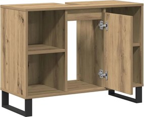vidaXL Ντουλάπι Μπάνιου Artisan Oak 80 x 33 x 60 εκ Επεξεργασμένο ξύλο